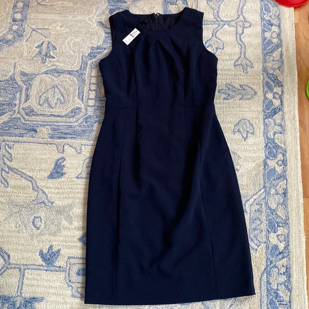 Talbots navy dress